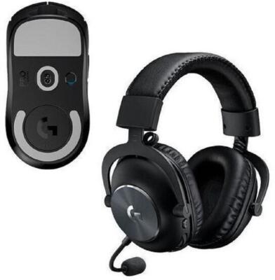 Logitech G Pro X Lightspeed Gaming Headset Black + Pro X Superlight Wireless