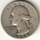 USA - 1946P - Washington ¼ $ - Silver Eagle - no mint mark - #14771RG