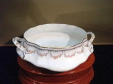 Antique Homer Laughlin American Beauty Serving Bowl Excellent Original Condition