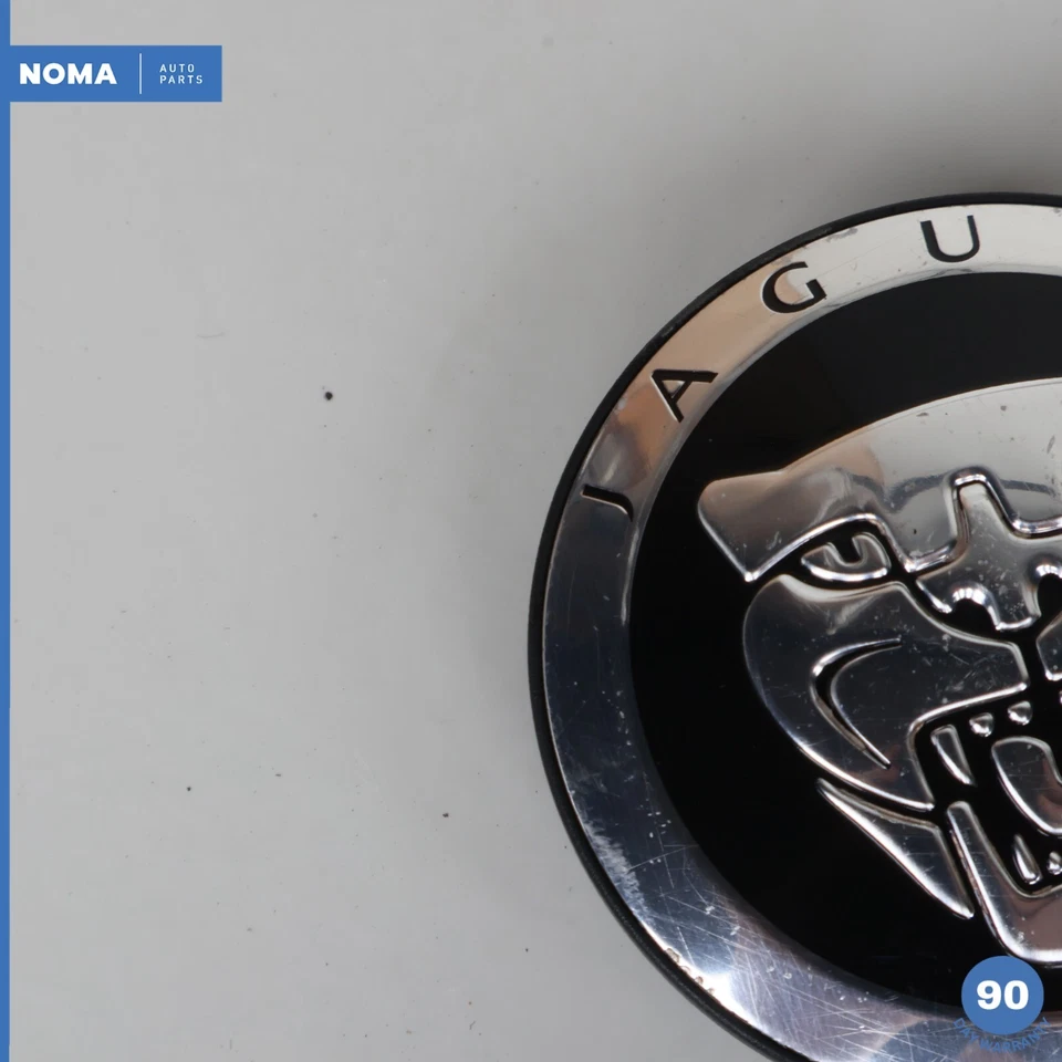 97-06 Jaguar XK8 XKR X100 roda centro estrada emblema tampa 8W931A096AA fabricante de equipamento original - Imagem 3 de 4