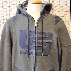 Nike LeBron James Hoodie Zip Sweatshirt Pockets Hood Gray Blue Heavy Size M Warm | eBay