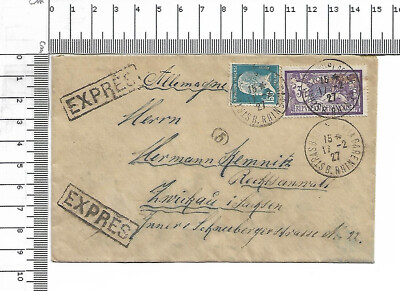 1927 Express Strasbourgh Gare Rhin Republ. F-Zwickau Saxony Allemagne; 61217