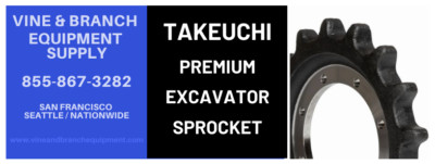 2 x PREMIUM TAKEUCHI SPROCKETS TB250
