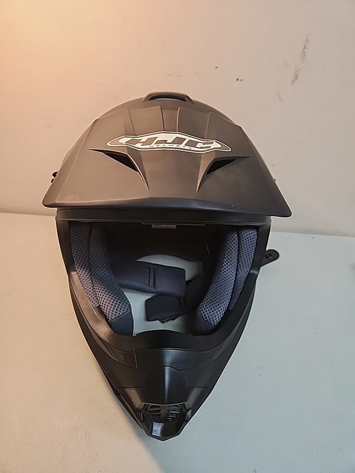 HJC CS-MX2 Motocross Helmet Matte Flat Black Small ATV CS-MX CSMX II 2 - Image 2 of 4