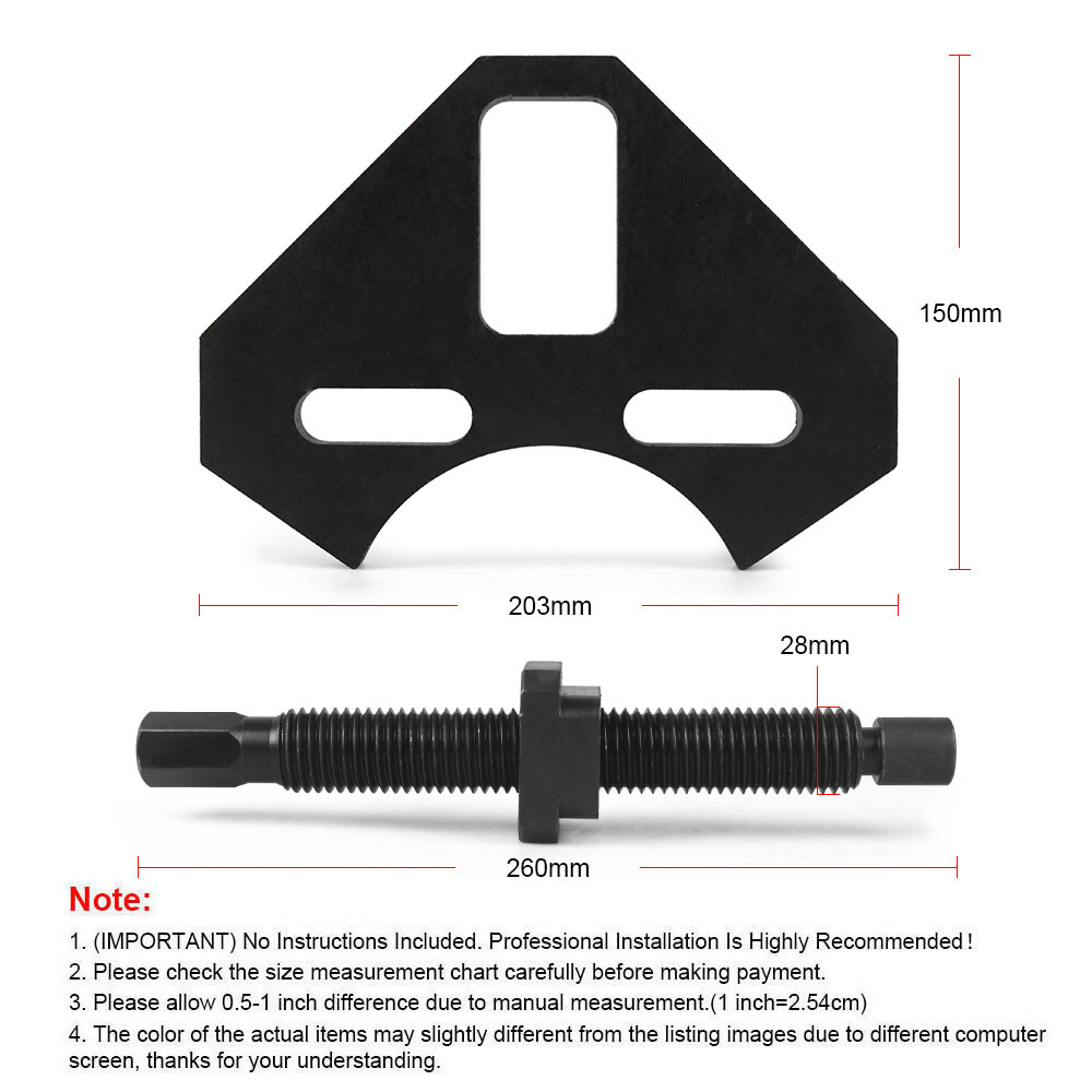 40100 Universal Wheel Bearing Hub Removal Tool For Most 5 6 8 Lug - Foto 3