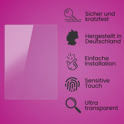 atFoliX Glasfolie für Onyx Boox Note Plus Panzerfolie 9H Schutzpanzer - Afbeelding 3 van 8