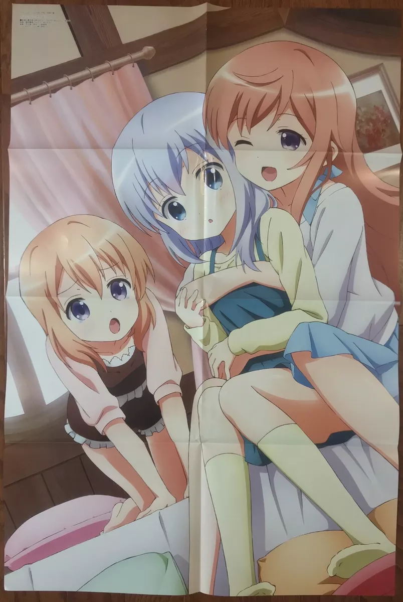 Double Sided Anime Poster: Is the Order a Rabbit Chino, Strike the Blood