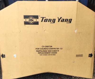 Tong Yang CV-20073A For Colrdo/canyn  04- 12 Replacement Hood