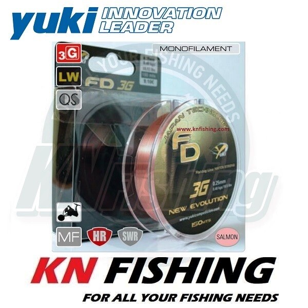 YUKI FD 3G EVOLUTION Super Monofilament Fishing Line 300m 0.185mm