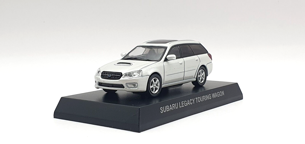 1/64 Kyosho SUBARU LEGACY TOURING WAGON WHITE diecast car