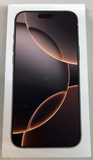 Original Apple Empty Box for iPhone 16 Pro Max, Desert Titanium
