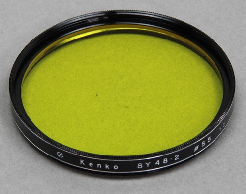 55mm Screw-In Filter KENKO Y2 YELLOW Black & White Contrast