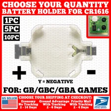 Game Boy/Color/Advance CR2032 CR2025 to CR1616 Tab Battery Holder GB/GBC/GBA