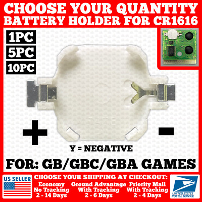 Game Boy/Color/Advance CR2032 CR2025 to CR1616 Tab Battery Holder GB/GBC/GBA