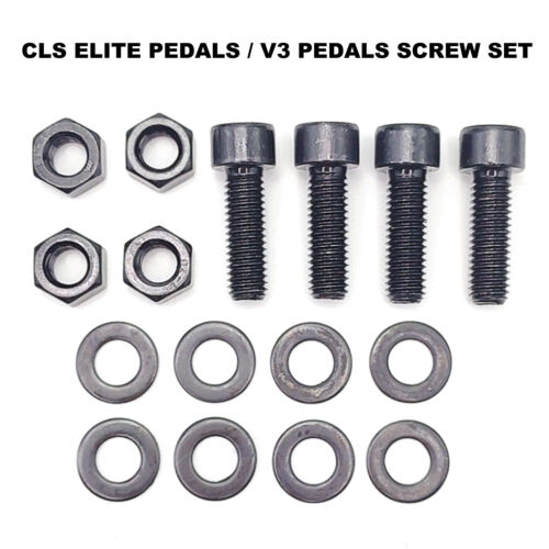 For FANATEC CSL ELITE / V3 Pedals Mounting Screw Set BLACK - Pedal Plates - Picture 1 of 6