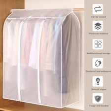 Garment Clothes Cover Protector Hanging Suit Wardrobe Storage Bag Dustproof M0V8