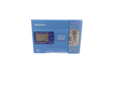 Sony MZ-R50 Walkman Mini Disc MD Palyer Recorder Pearl Blue Very Good