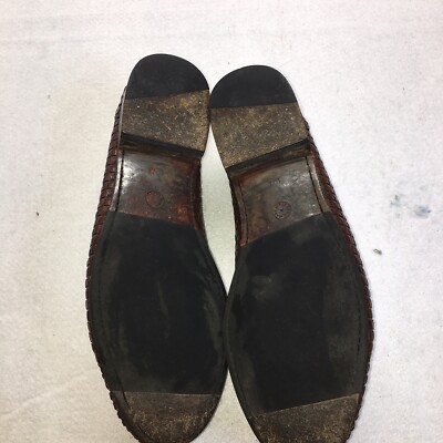 Mezlan Coral Tassel Woven Loafers Shoes Mens 10 Brown  display picture 3