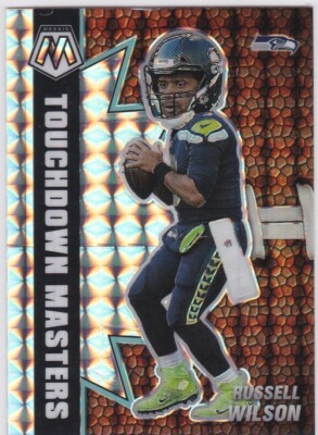 RUSSELL WILSON RARE Mosaic PRIZMS BIG HEAD Insert Football Card