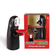Coin Bank Anime Spirited Away No-Face Man Kaonashi Music Piggy Bank Figure Gift
