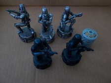 Star Wars Chess Replacement 5 Pieces/Parts Saga Edition LFL 2005 Light Dark