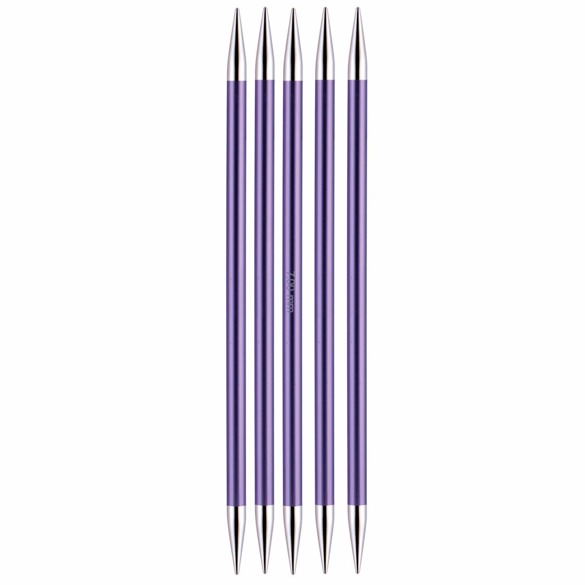 KnitPro Zing Double Pointed Needles 8" (20cm) | 7.00mm - Image 2