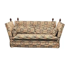 VTG Knole Knoll Style Sofa Four Seat Tapestry Baker or Ferrell Likely 90"