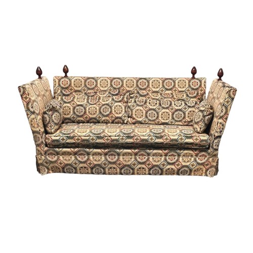 Vintage George Smith Knole Knoll Sofa Four Seat Tapestry 90"
