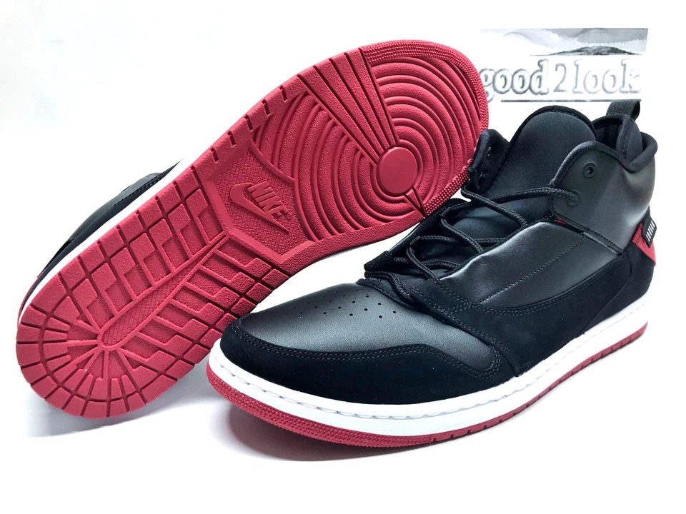 NIKE JORDAN FADEAWAY NEGRO/BLANCO-GIMNASIO ROJO TALLA HOMBRE 14 [AO1329-023] Foto 2 de 4