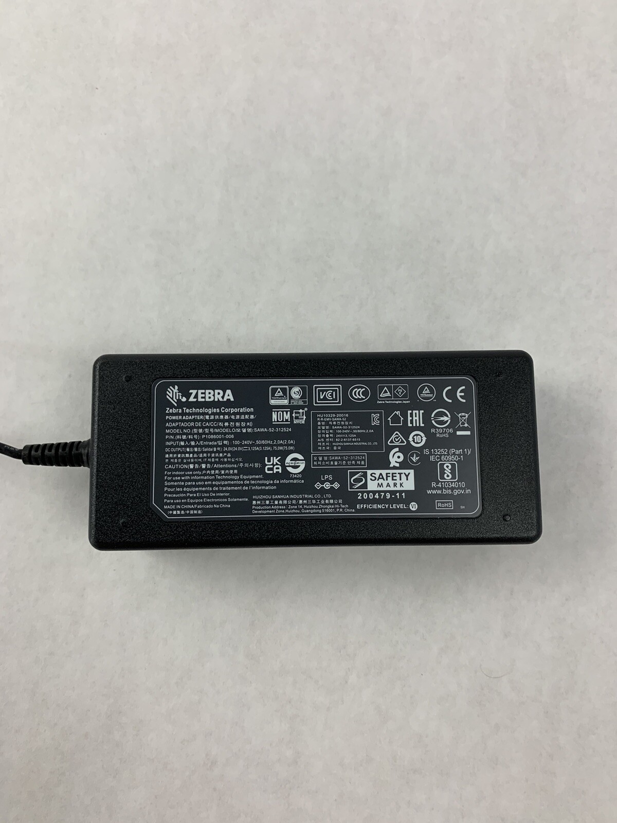 OEM Zebra Printer SAWA-52-312524 Power Supply P1086001-006 | eBay