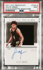 2021 Panini National Treasures Collegiate Jalen Green /35 RPA RC Auto PSA 9 Mint