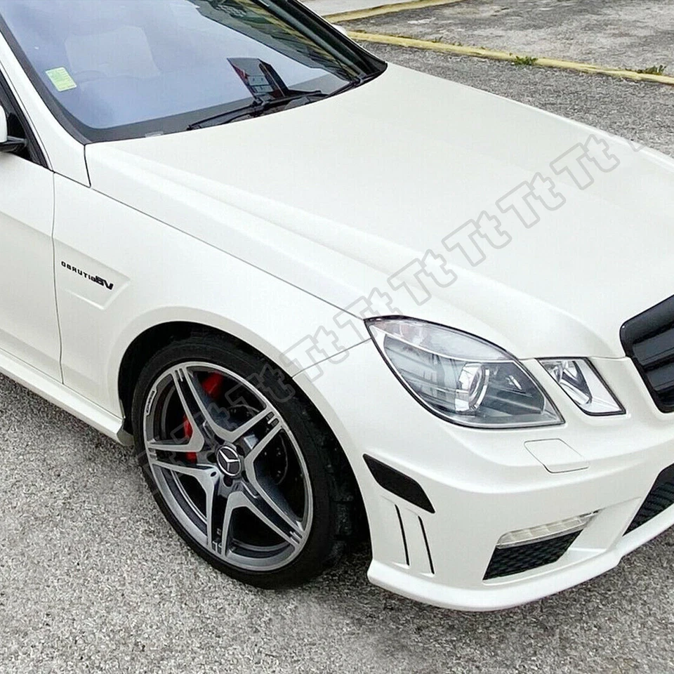 Smoked LED Bumper Side Marker Lights For 2010-2013 Mercedes W212 E350 E550 4D/5D - Image 4 of 4