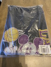 Nba X Disney Los Angeles Lakers Junk Food Disney Mickey Squad T Shirt Black Ebay