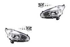 Scheinwerfer Set Halogen passend für Peugeot 208 03/12-05/15 H7 H7 Nebel Leuc.