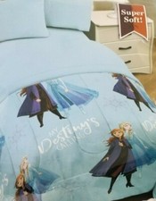 Disney Frozen II My Destiny's Calling Elsa Anna Twin Comforter NIP