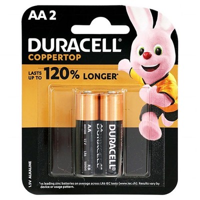Duracell MN1500B2 Duracell Coppertop Alkaline AA, LR6 size Battery