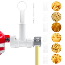 6-IN-1 Pasta Maker for KitchenAid Mixer Attachments, for Kitchenaid Pasta Att...