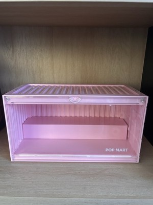 POPMART POP MART Luminous Container Box Pink Light Up Display