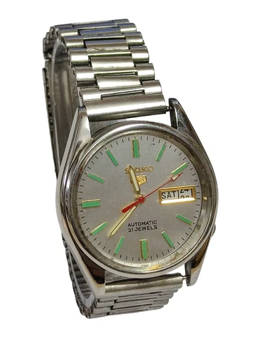 Vintage Seiko Automatic Date Day Dial Wrist Watch  SP411