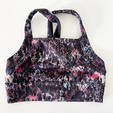 Free People Sports Bra Womens S FP Movement In Your Corner Athletic Artsy Racer