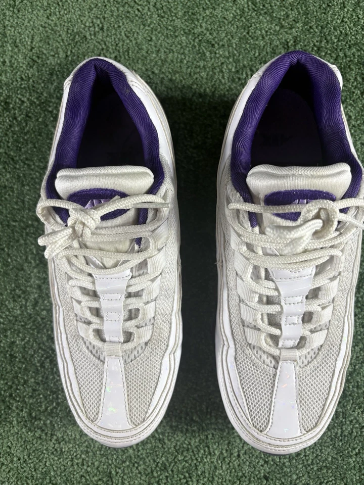 Tenis deportivos Nike Air Max 24-7 blanco/púrpura talla 7 para mujer Foto 2 de 4