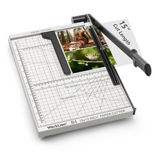 15 inch Guillotine Paper Cutter: Worklion Precision Paper Trimmer with Safety...