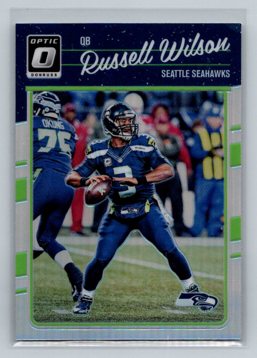 2016 Donruss Optic Russell Wilson #89 Holo Seattle Seahawks