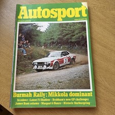 Autosport magazine good condition Bundle of 2 from 1977 