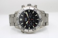 Omega Seamaster Professional 300m Black 41.5mm Chrono Dial Dive Watch 2293.52.00 2