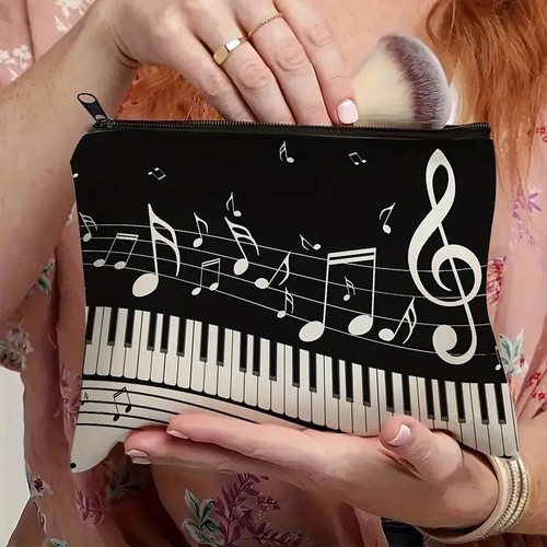 Piano Key Makeup Bags are a Stylish and Practical for Fun Loving Women, 3 Styles - Picture 6 of 11
