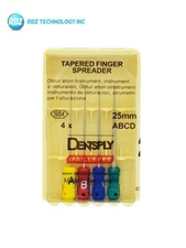 Dentsply MAILLEFER Tapered Finger Spreader ABCD 21MM.  4pack of 4 instruments