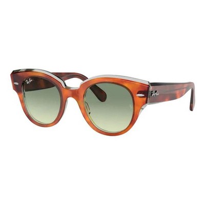 Sunglasses Ray Ban 2192 Roundabout 1325/BH 47 22 145 Light Havana Green Gradient