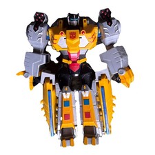 Transformers Autobot Yellow Gray Robot Action Figure Hasbro Loose