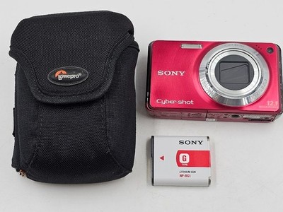 Sony Cyber-shot DSC-W270 12.1 MP Digital Camera Red - Working